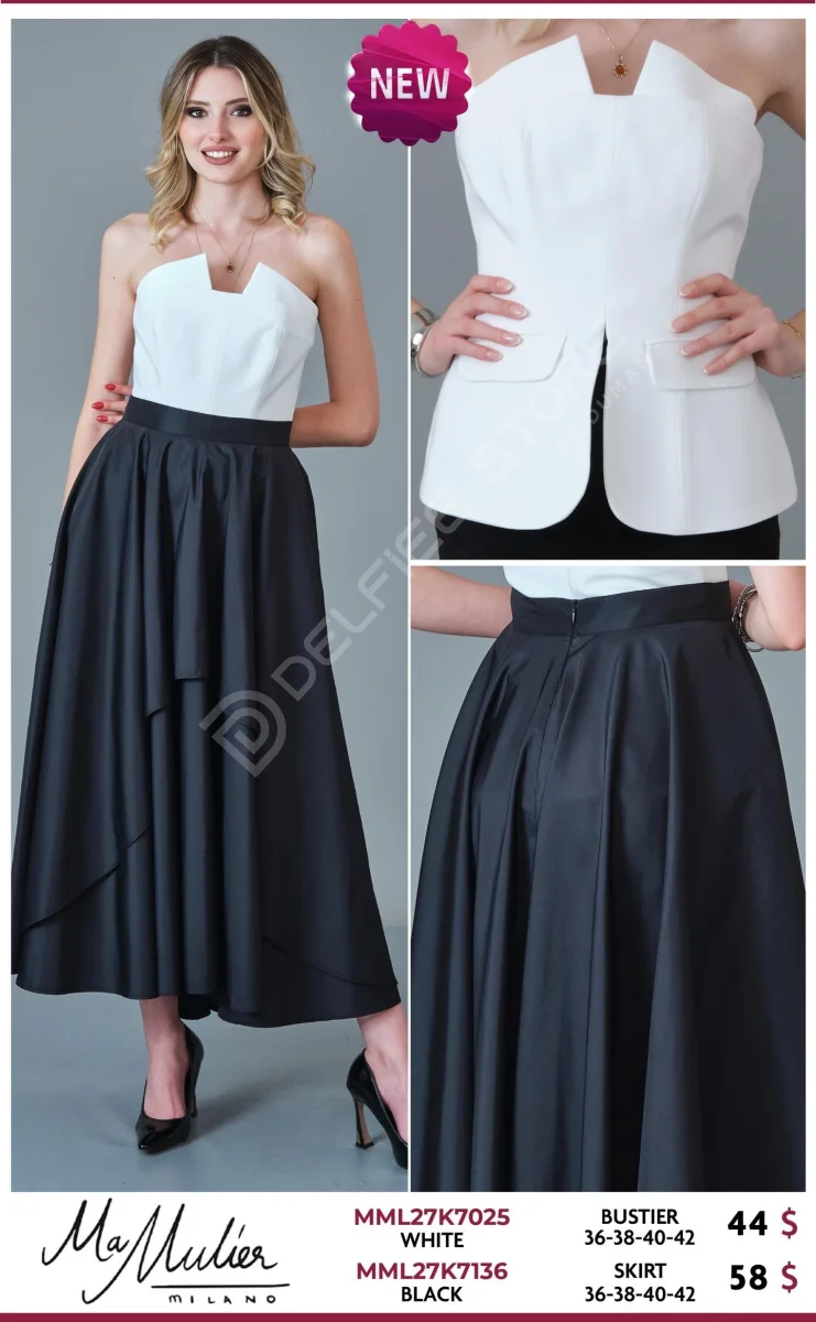 Юбка MA MULIER (Black, модель MML27K7136) оптом