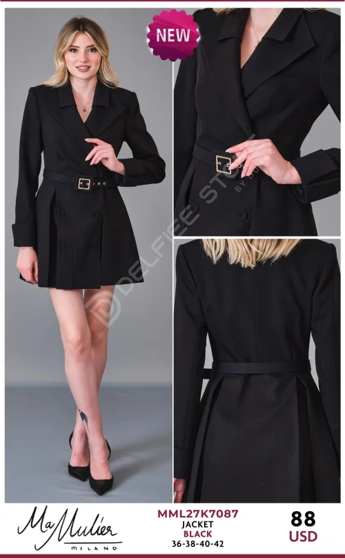 Жакет MA MULIER (Black, модель MML27K7087) оптом