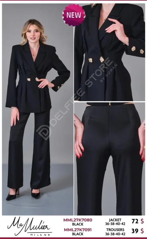 Жакет MA MULIER (Black, модель MML27K7080) оптом