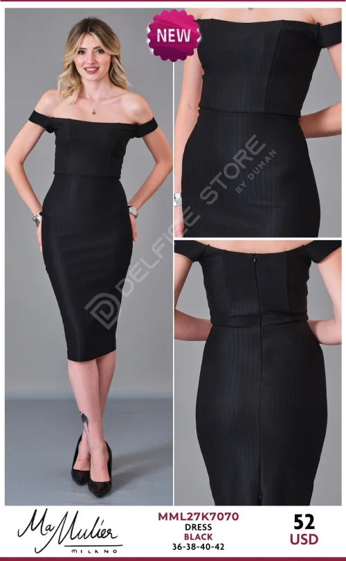 Платье MA MULIER (Black, модель MML27K7070) оптом