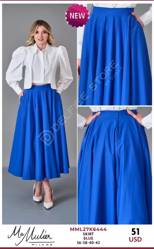 Юбка MA MULIER (Blue, модель MML27K6444) оптом