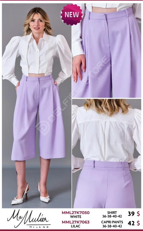 Брюки MA MULIER (Lilac, модель MML27K7063) оптом