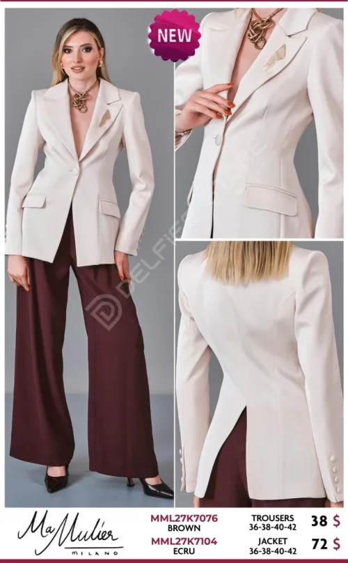 Жакет MA MULIER (Cream, модель MML27K7104) оптом