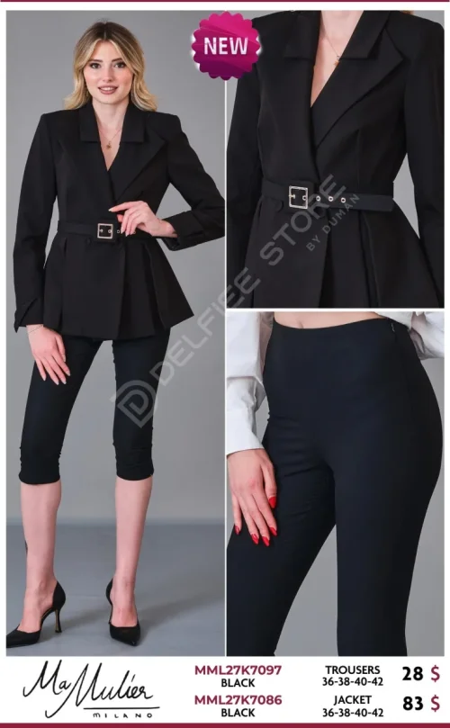 Жакет MA MULIER (Black, модель MML27K7086) оптом