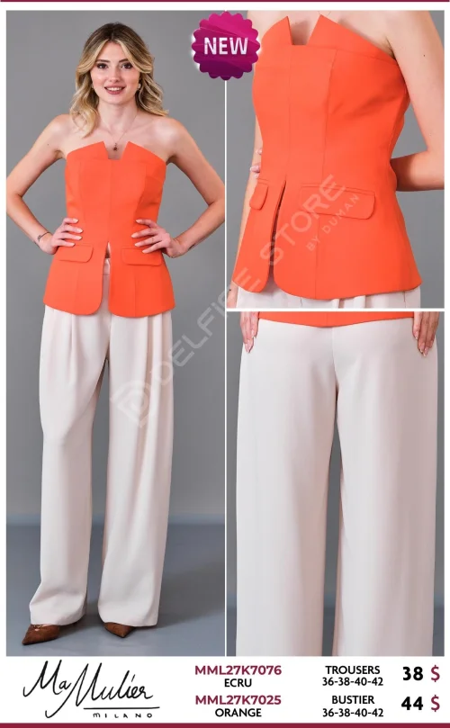 Брюки MA MULIER (Orange, модель MML27K7076) оптом