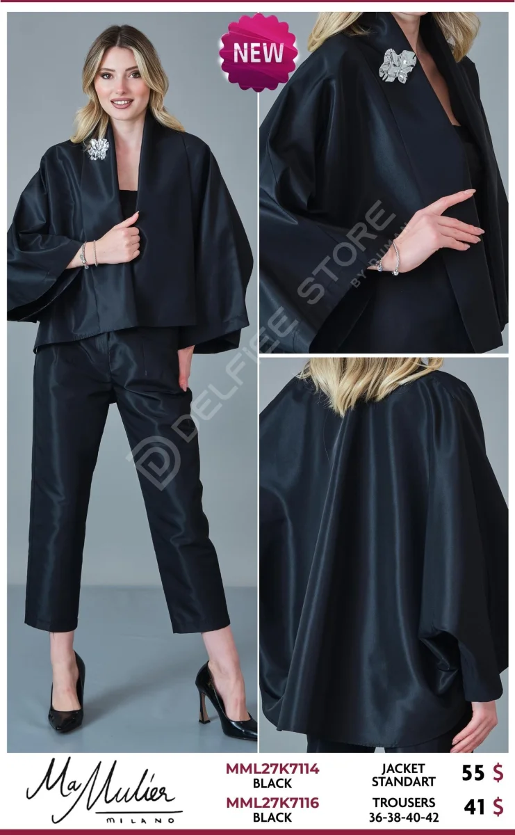 Брюки MA MULIER (Black, модель MML27K7116) оптом