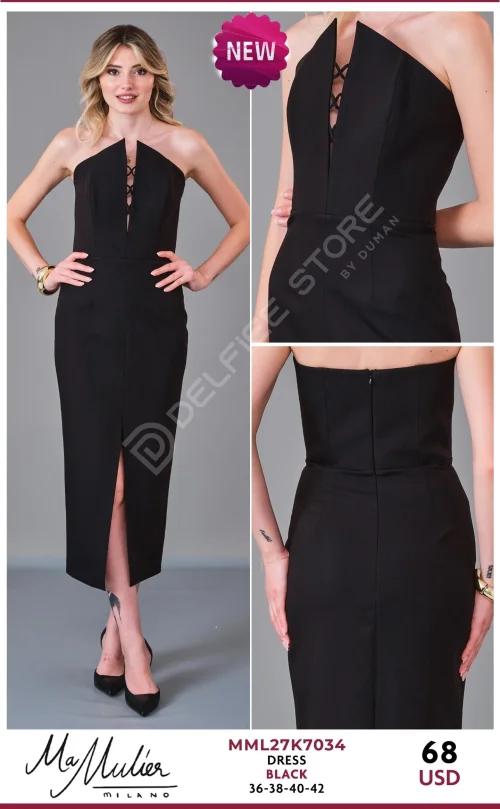 Платье MA MULIER (Black, модель MML27K7034) оптом