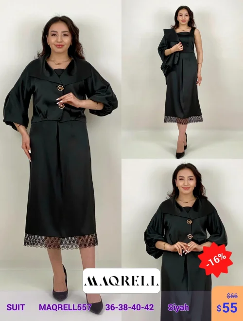 Костюм MAQRELL (Черный, модель MAQRELL557) оптом