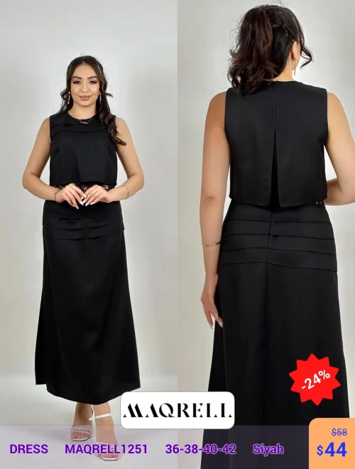 Платье MAQRELL (Черный, модель MAQRELL1251) оптом