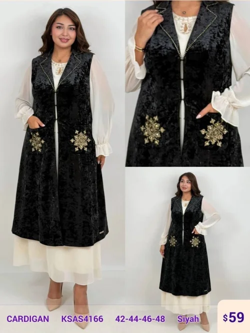 Кардиган MAQRELL (Black, модель KSAS4166) оптом