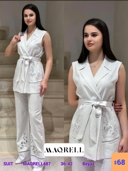 Костюм MAQRELL (Белый, модель MAQRELL487) оптом
