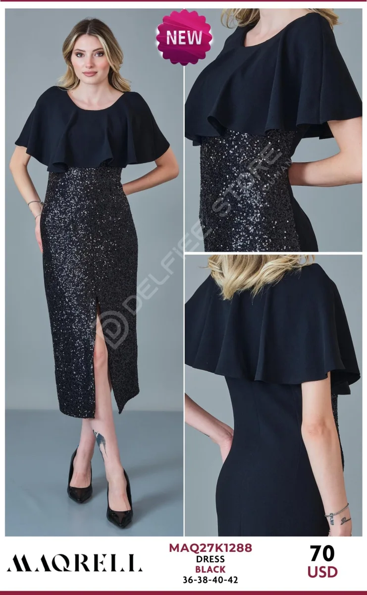 Платье MAQRELL (Black, модель MAQ27K1288) оптом