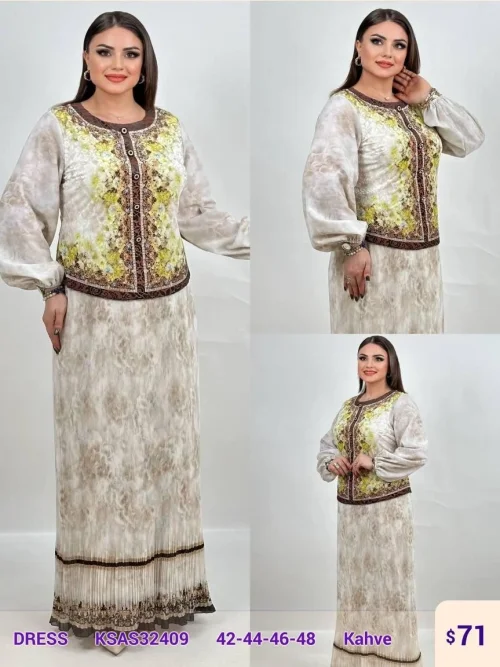 Платье MAQRELL (Brown, модель KSAS32409) оптом