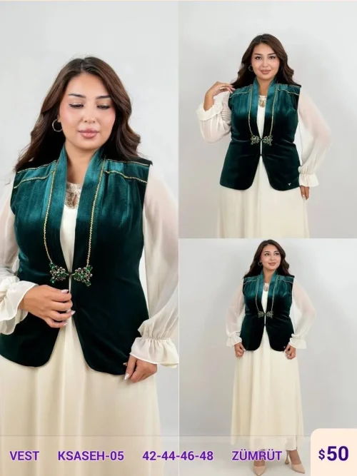 Жилет MAQRELL (Emerald, модель KSASEH-05) оптом