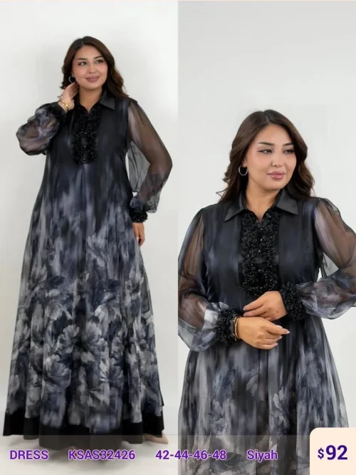 Платье MAQRELL (Black, модель KSAS32426) оптом