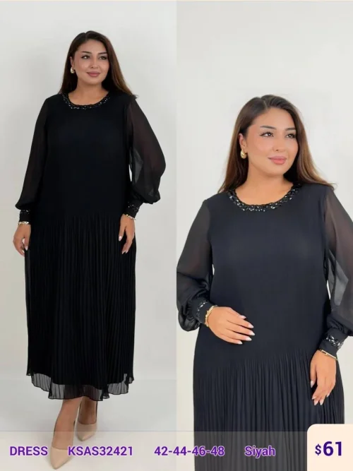 Платье MAQRELL (Black, модель KSAS32421) оптом