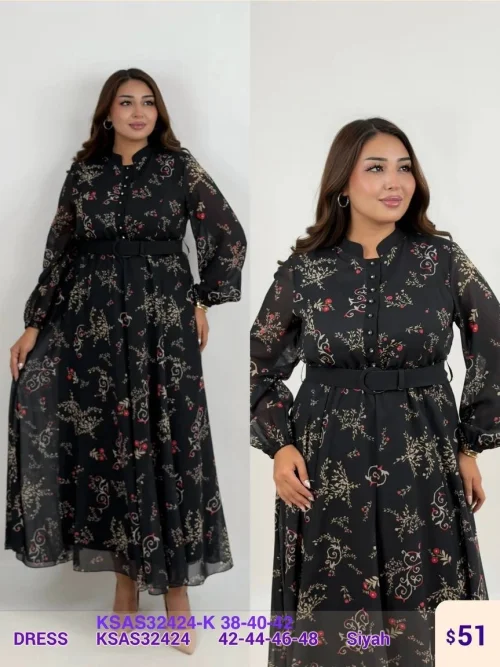 Платье MAQRELL (Black, модель KSAS32424) оптом