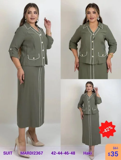 Костюм MARDI (Оливковый, модель MARDI2367) оптом
