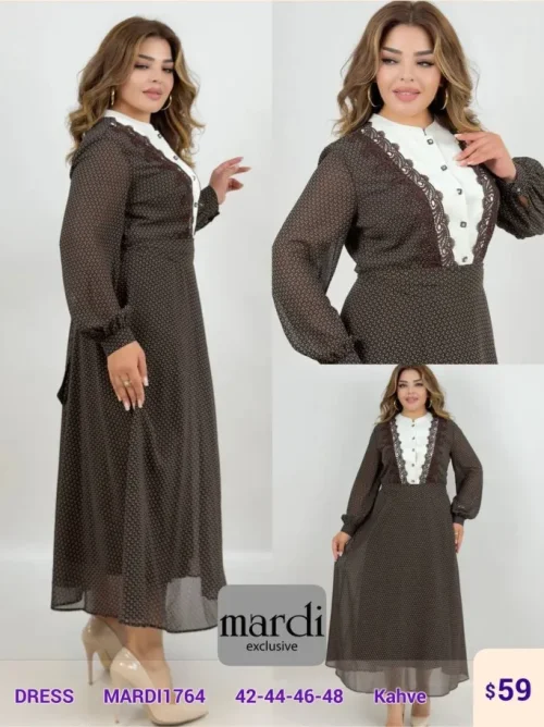 Платье MARDI (Brown, модель MARDI1764) оптом