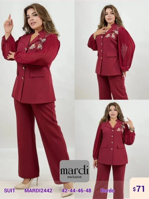 Костюмы и комплекты MARDI (Бордовый, модель MARDI2442) оптом