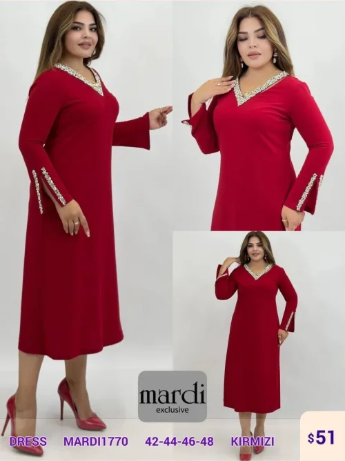 Платье MARDI (Red, модель MARDI1770) оптом