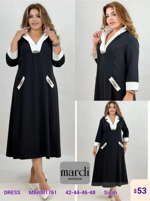 Платье MARDI (Черный, модель MARDI1761) оптом