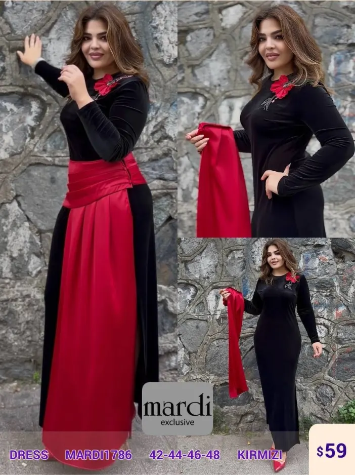 Платье MARDI (Red, модель MARDI1786) оптом