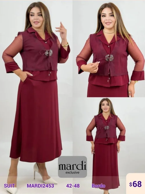 Костюмы и комплекты MARDI (Бордовый, модель MARDI2453) оптом