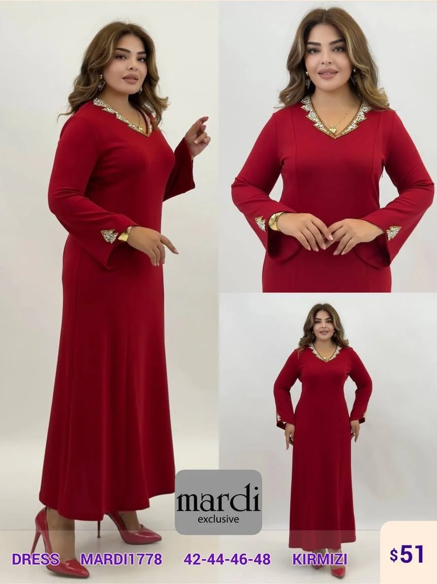 Платье MARDI (Red, модель MARDI1778) оптом