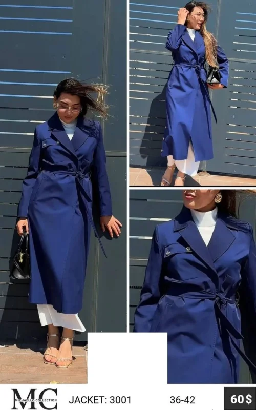 Тренч MC (Navy, модель 3001) оптом