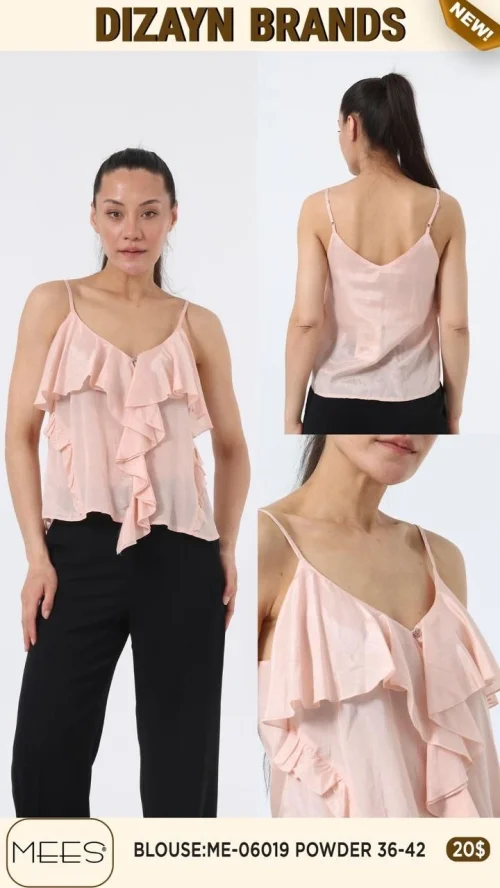 Блузка Mees (Розовый, модель ME-06019) оптом
