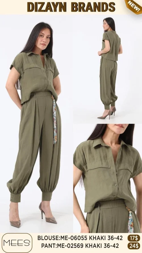 Брюки Mees (Оливковый, модель ME-02569) оптом