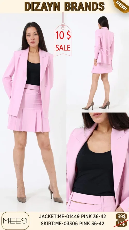 Юбка Mees (Розовый, модель ME-03306) оптом
