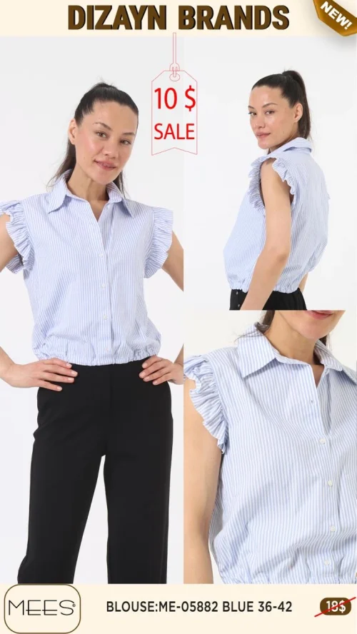 Блузка Mees (Синий, модель ME-05882) оптом