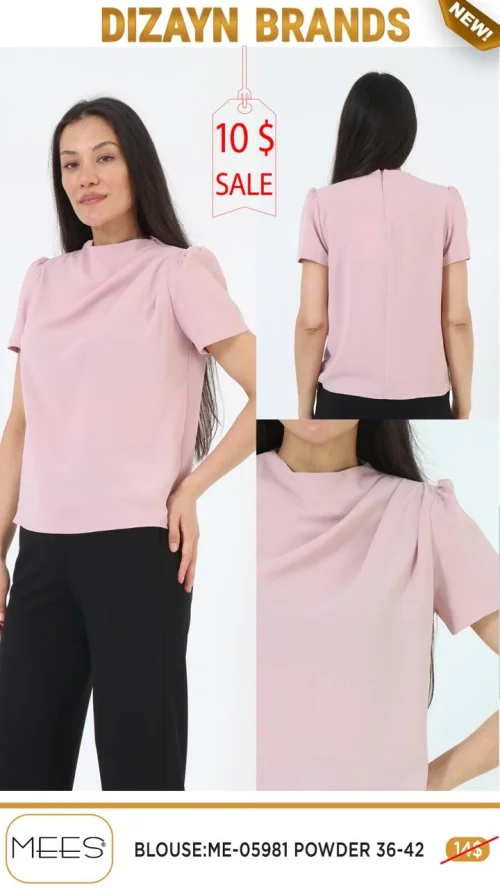 Блузка Mees (Розовый, модель ME-05981) оптом