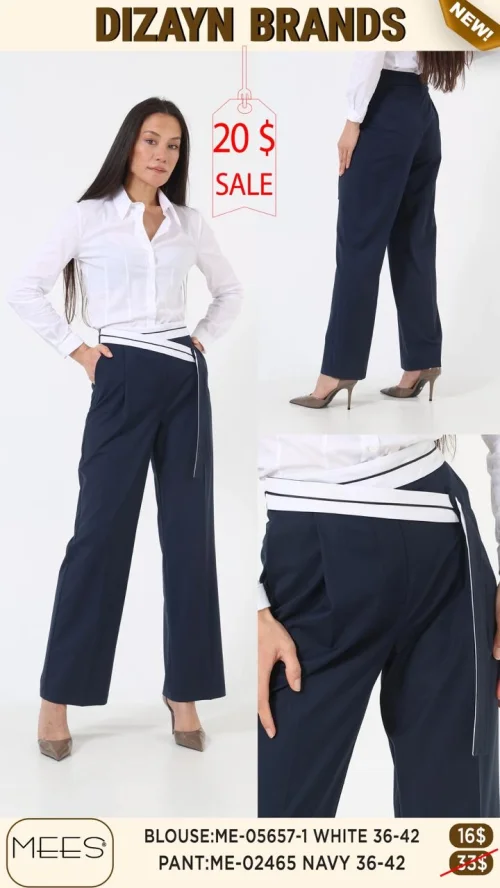 Блузка Mees (Белый, модель ME-02465) оптом