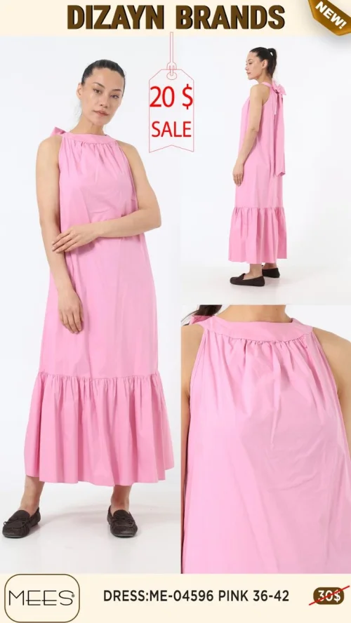 Платье Mees (Розовый, модель ME-04596) оптом