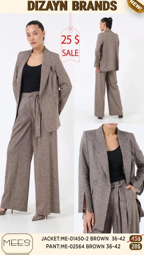 Жакет Mees (Коричневый, модель ME-02564) оптом