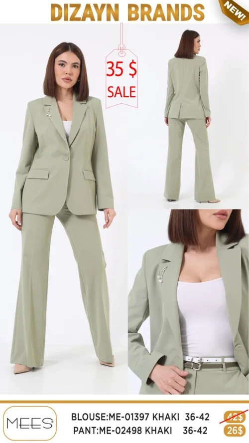 Брюки Mees (Оливковый, модель ME-02498) оптом