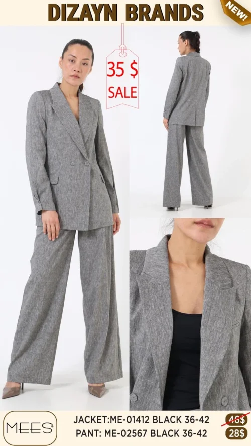 Брюки Mees (Черный, модель ME-02567) оптом