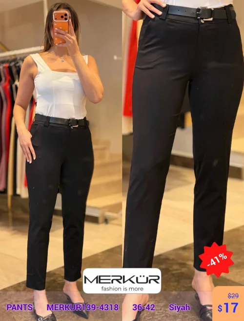 Брюки Merkur (Черный, модель MERKUR139-4318) оптом