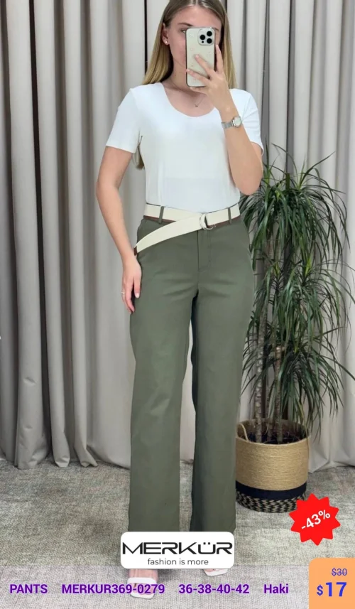 Брюки Merkur (Оливковый, модель MERKUR369-0279) оптом