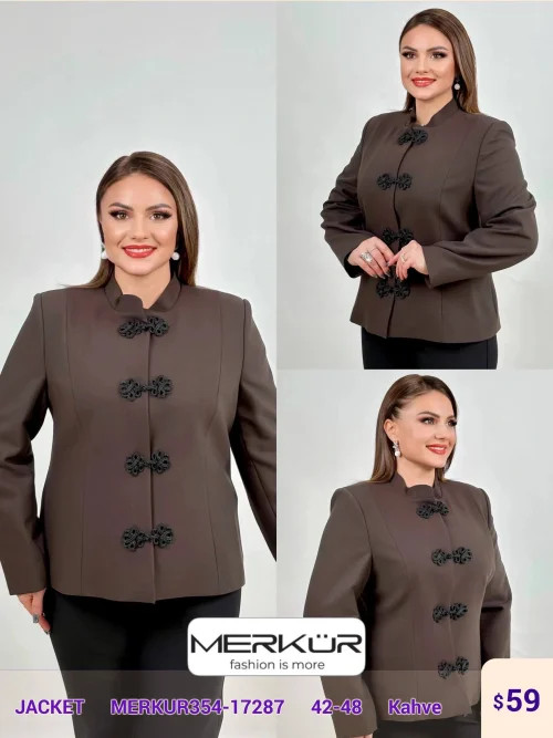 Жакет Merkur (Brown, модель MERKUR354-17287) оптом