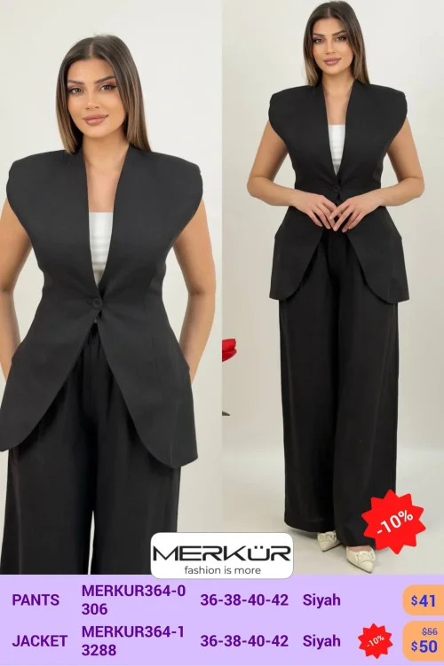 Жакет Merkur (Черный, модель MERKUR364-0306) оптом