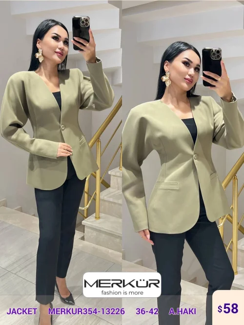 Жакет Merkur (Olive, модель MERKUR354-13226) оптом
