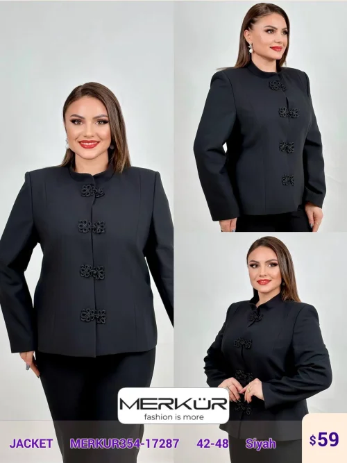 Жакет Merkur (Black, модель MERKUR354-17287) оптом