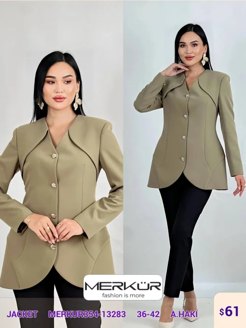 Жакет Merkur (Olive, модель MERKUR354-13283) оптом