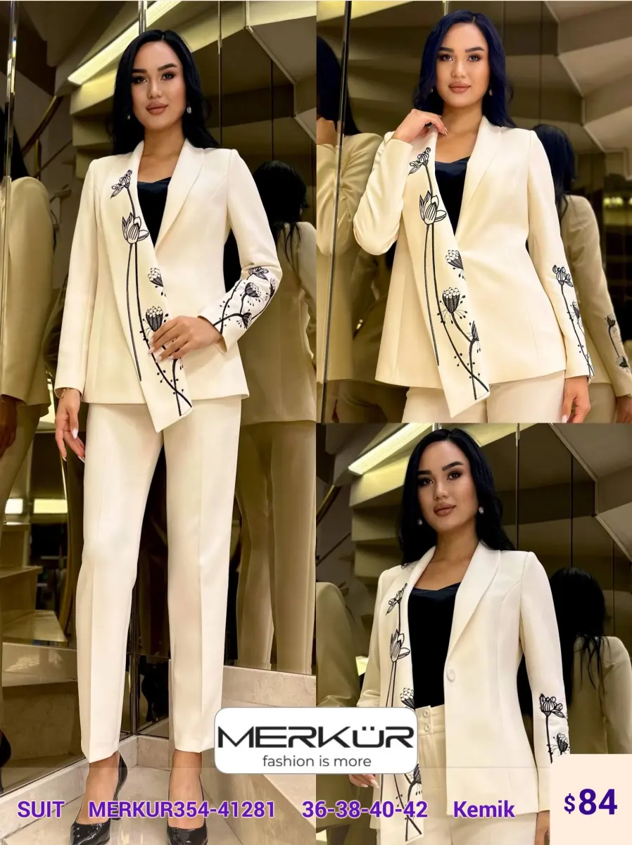 Костюмы и комплекты Merkur (White, модель MERKUR354-41281) оптом