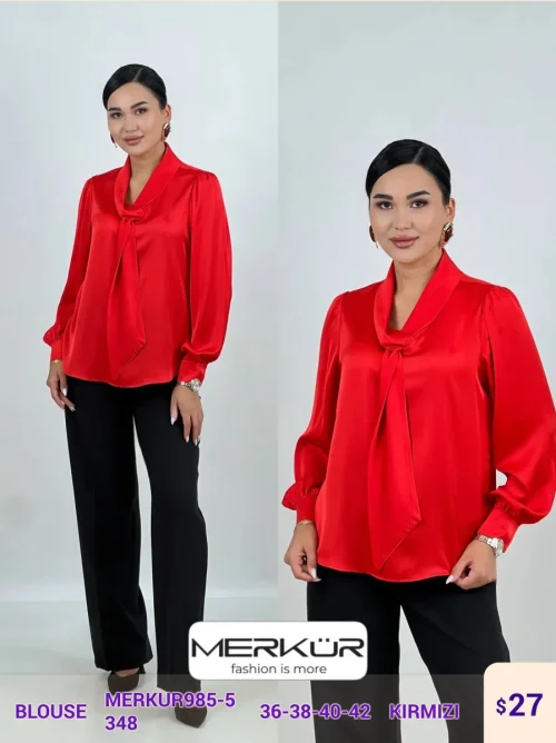 Блузка Merkur (Red, модель MERKUR985-5) оптом