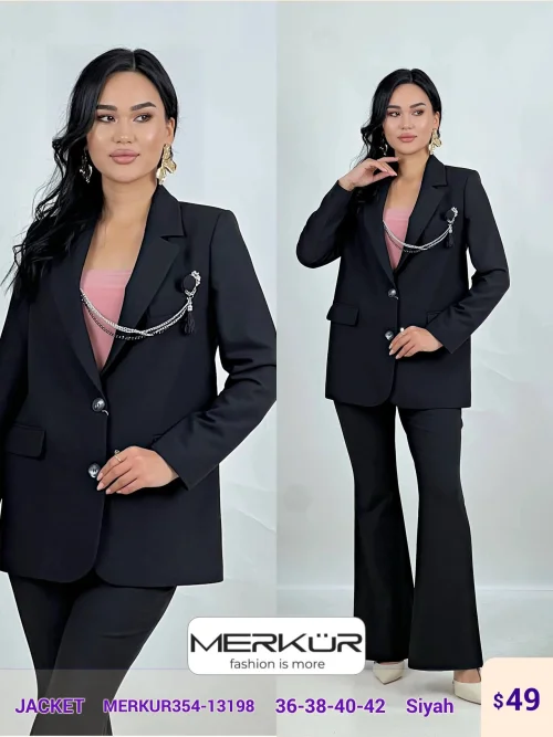 Жакет Merkur (Black, модель MERKUR354-13198) оптом